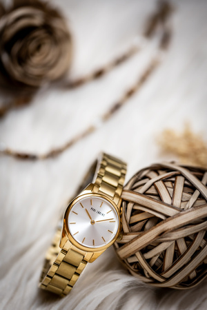 PAUL LORENS WOMEN'S WATCH - PL20008B-3D1 (zg571b) + BOX