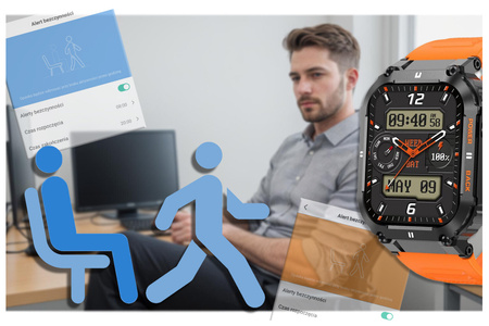 GRAVITY GT6-3 MEN'S SMARTWATCH - CALL EXECUTION, SNOW MONITOR (sg020c)