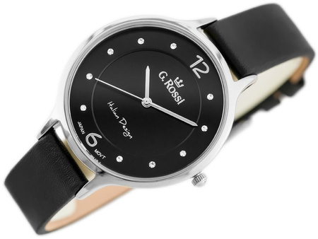 WOMEN'S WATCH G. ROSSI - 10411A-1A1 ON PASK (zg714e) + BOX