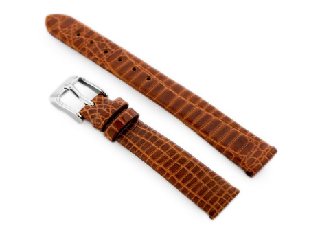 W57 leather watch strap - brown - 16mm