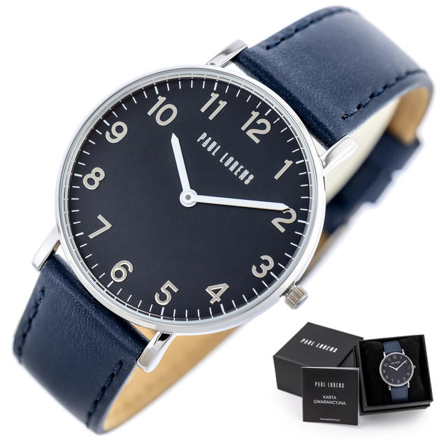 PAUL LORENS MALE WATCH - PL11989A5-6F1 (zg370e) + BOX