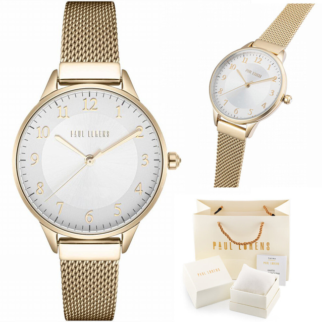 PAUL LORENS WOMEN'S WATCH - PL12189B-3D1 (zg550c) + BOX