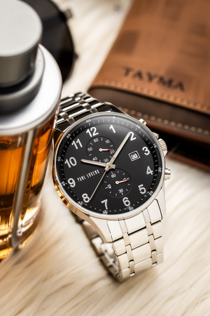 ZEGAREK MĘSKI PAUL LORENS - PL20002B-1C1 (zg383d) + BOX