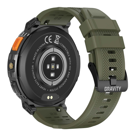 SMARTWATCH MEN'S GRAVITY GT23-5 - TIMER, ADDITIONAL BELT (sg031e)