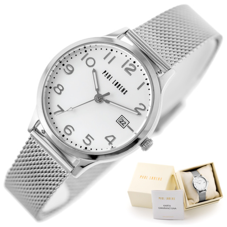PAUL LORENS WOMEN'S WATCH - PL20000B-3C1 (zg572d) + BOX