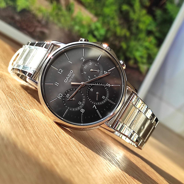 CASIO MTP-E321D-1A MEN'S WATCH (zd269a) + BOX