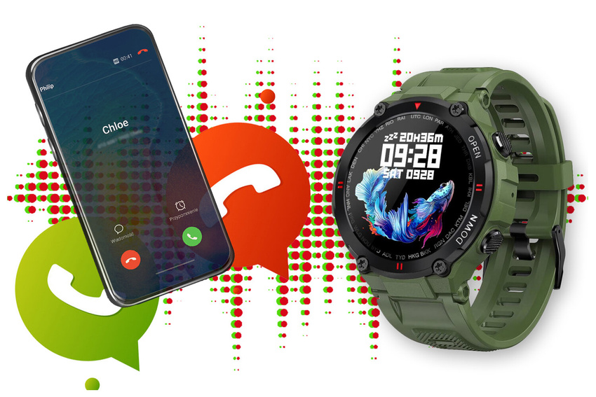 SMARTWATCH MĘSKI GRAVITY GT7-3 - WYKONYWANIE POŁĄCZEŃ (sg016c)