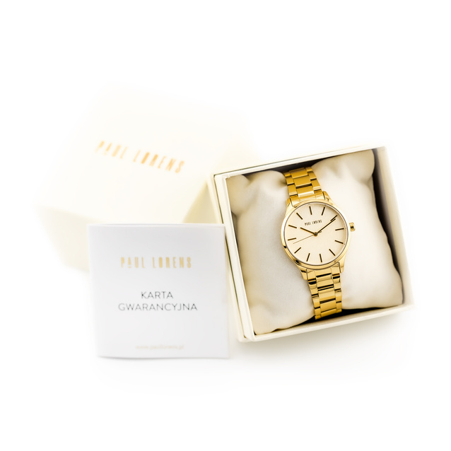 PAUL LORENS WOMEN'S WATCH - PL20007B-4D1 (zg568d) + BOX