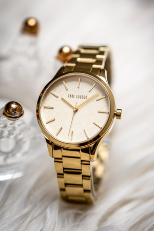 PAUL LORENS WOMEN'S WATCH - PL20007B-4D1 (zg568d) + BOX