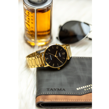 Casio Men's Watch MTP-VT01G-1B2 (zd215c) + BOX