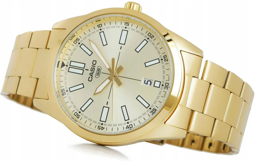 CASIO MEN'S WATCH MTP-VD02G-9EUDF (zd217d) + BOX