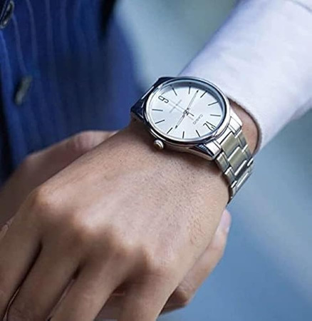 CASIO MTP-V005D-7B MEN'S WATCH (zd105b) + BOX