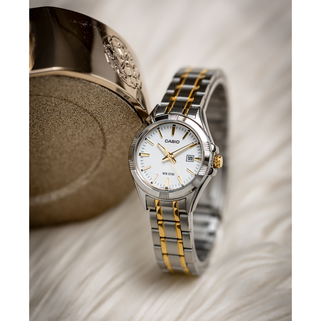 CASIO LTP-1308SG-7AVDF WOMEN'S WATCH (zd605c) + BOX