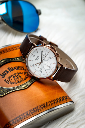 CASIO MTP-E321RL-5A MEN'S WATCH (zd190b) + BOX