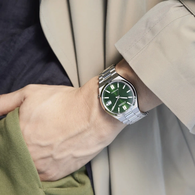 ZEGAREK MĘSKI CITIZEN Tsuyosa NJ0200-50X - AUTOMAT SZAFIR 