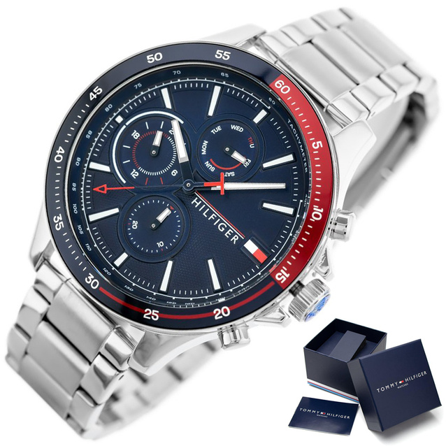 TOMMY HILFIGER MEN'S WATCH 1791718 BANK (zf022a)