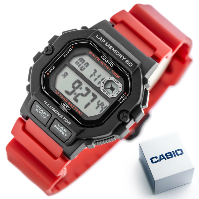 CASIO Sports Men's WATCH WS-1400H-4AVEF + BOX (zd271g)