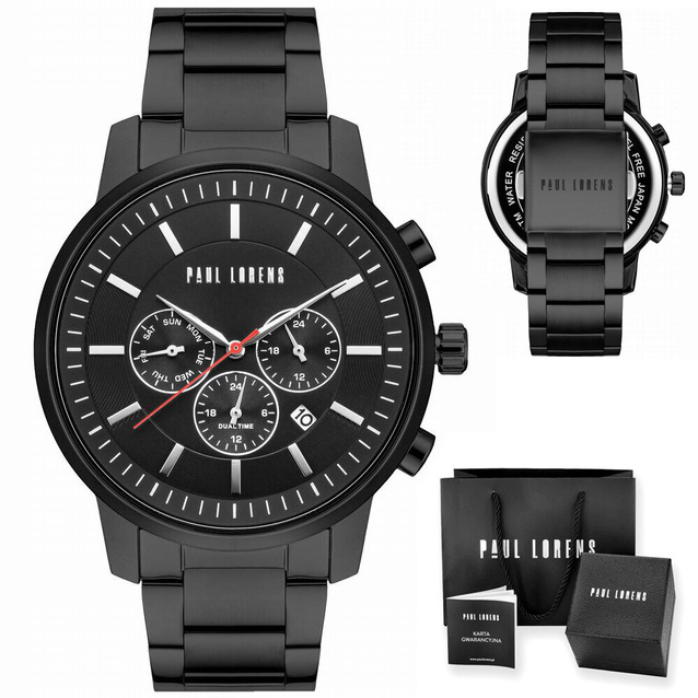 PAUL LORENS MALE WATCH - PL6647B-1A1 (zg372a) + BOX