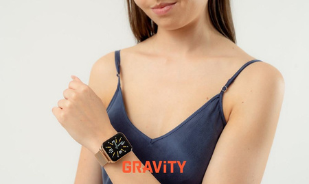 SMARTWATCH UNISEX GRAVITY GT17-2 - AMOLED, DODATKOWY PASEK (sg038b)
