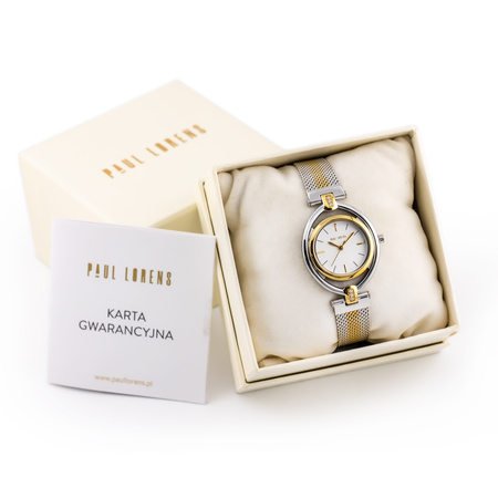 PAUL LORENS WOMEN'S WATCH - PL13628B-3D2 (zg555d) + BOX