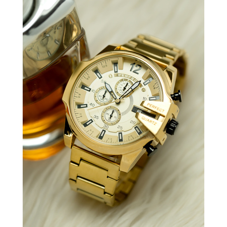 PERFECT MALE WATCH M513CH-05 - CHRONOGRAPH (zp387d) + BOX