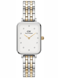 ZEGAREK DAMSKI DANIEL WELLINGTON Quadro Lumine 5-link two-tone 20mm DW00100625 + BOX (zw519f)