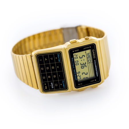 ZEGAREK MĘSKI CASIO VINTAGE DATABANK DBC-611G-1 (zd163a) + BOX