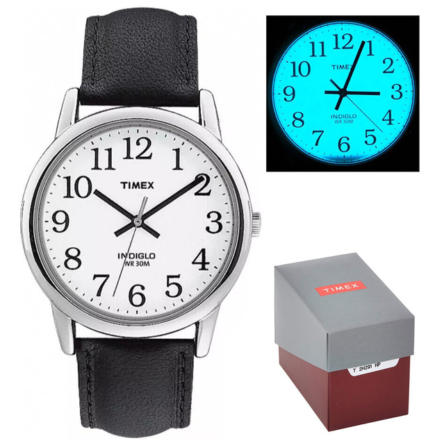 TIMEX Easy Reader 38mm Men's Watch T20501 + BOX 