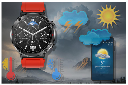 SMARTWATCH MĘSKI GRAVITY GT21-6 - BLUETOOTH CALL, DODATKOWY PASEK (sg025f)