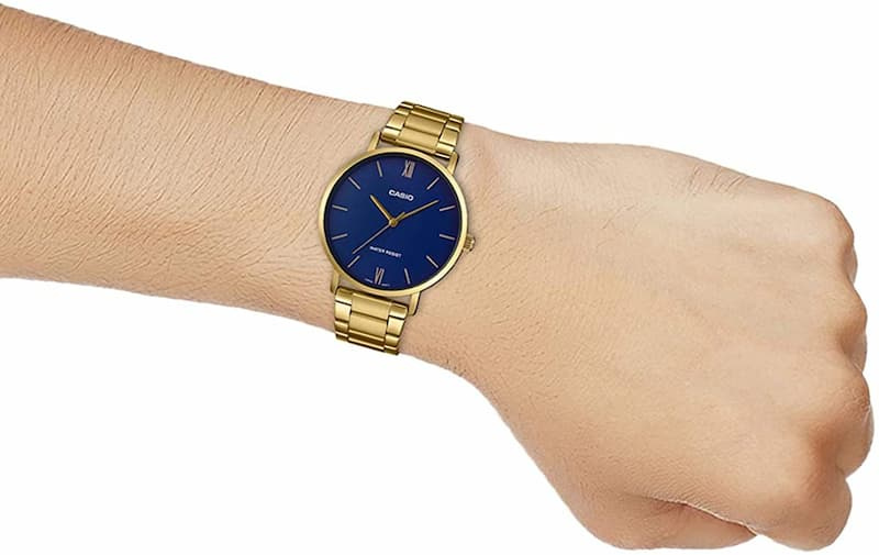 Casio Men's Watch MTP-VT01G-2B2 + BOX