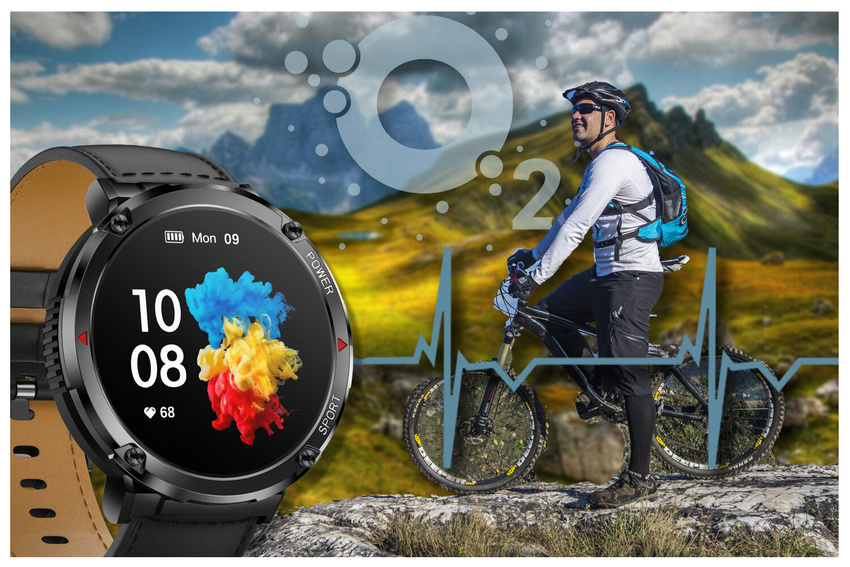 SMARTWATCH MĘSKI GRAVITY GT21-3 - BLUETOOTH CALL, DODATKOWY PASEK (sg025c)