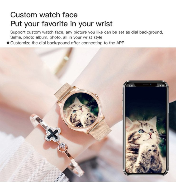 Rubicon RNBE66 WOMEN'S SMARTWATCH - OWN dial (sr014b)