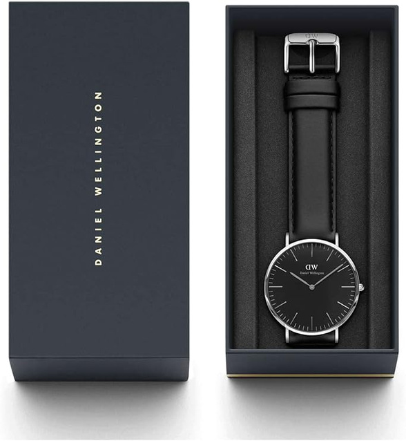 ZEGAREK MĘSKI DANIEL WELLINGTON Classic Black Sheffield DW00100133 + BOX