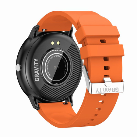 SMARTWATCH UNISEX GRAVITY GT1-9 - PULSOMETR, WŁASNE TARCZE (sg015i)