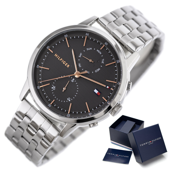 TOMMY HILFIGER MEN'S WATCH 1710431 Easton + BOX