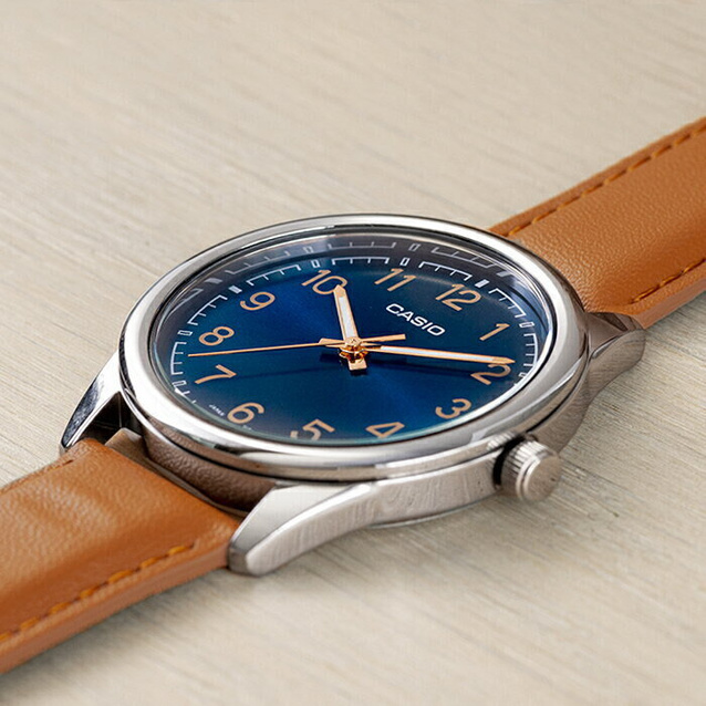 CASIO MEN'S WATCH MTP-V005L-2B4 (zd066i) + BOX