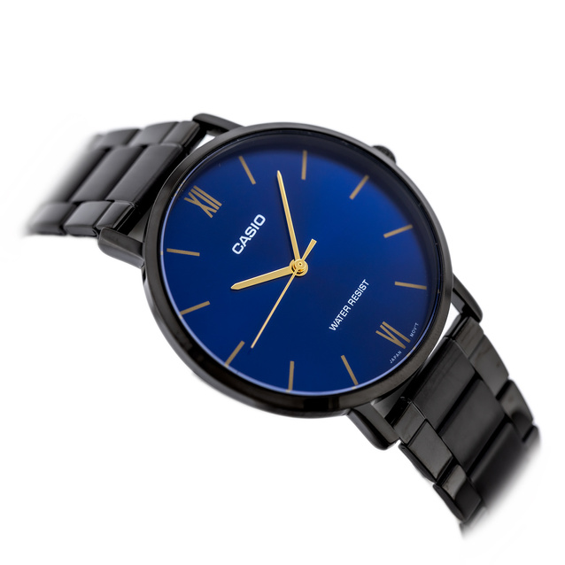 Casio Men's Watch MTP-VT01B-2B + BOX