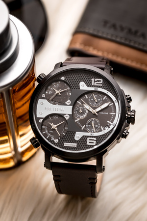 PAUL LORENS MALE WATCH - PL11706A2-1B2 (zg369d) + BOX