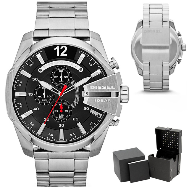 DIESEL MEN'S WATCH DZ4308 - MEGA CHIEF + BOX