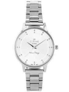 G. ROSSI WATCH - C11715B-3C1 (zg777a) silver + BOX