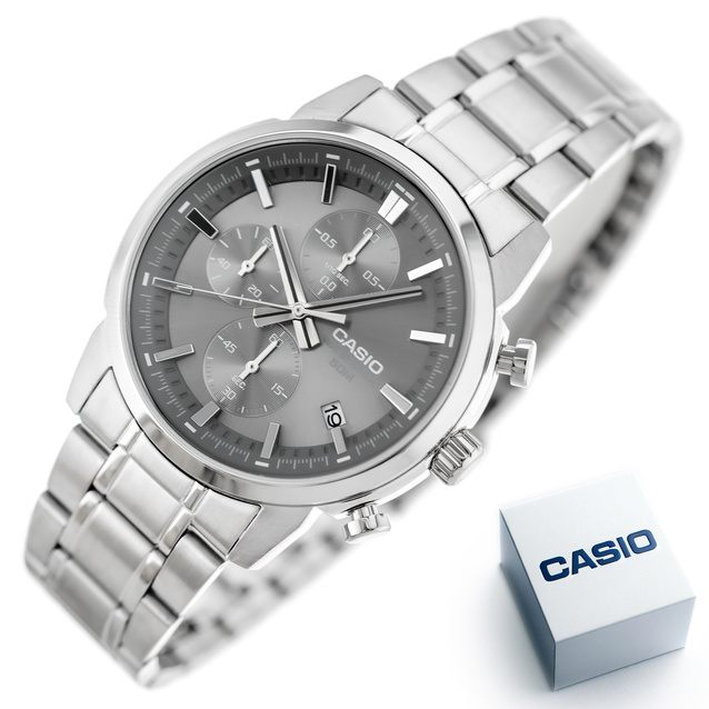Zegarek Męski Casio MTP-E510D-8A + BOX