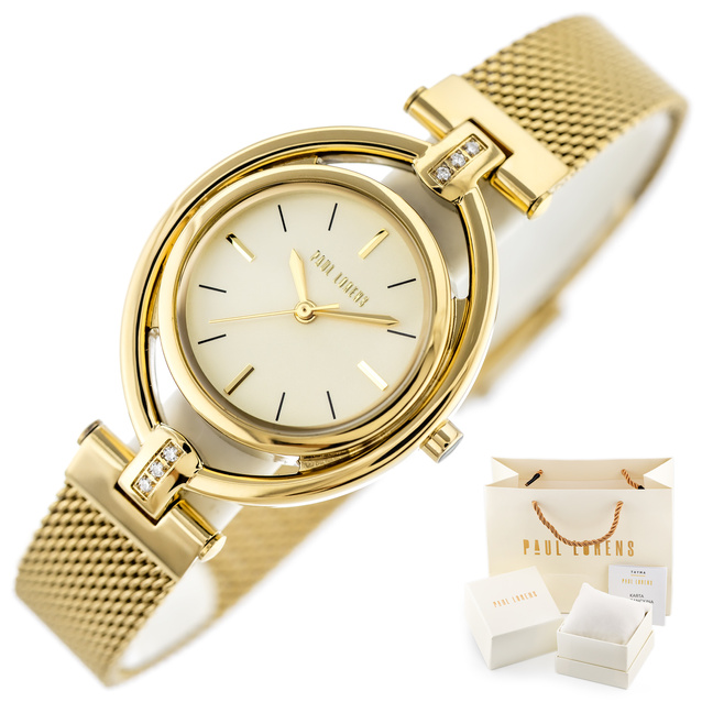 ZEGAREK DAMSKI PAUL LORENS - PL13628B-4D1 (zg555h) + BOX