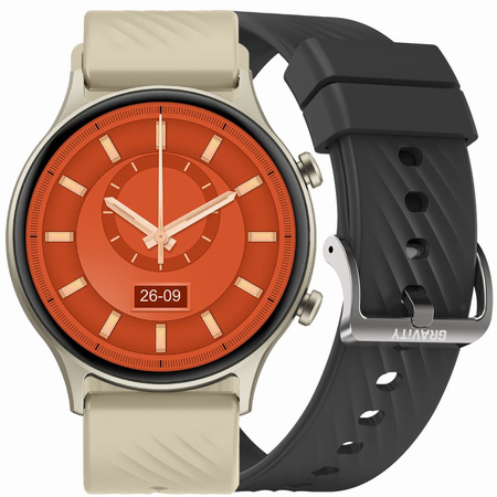 SMARTWATCH UNISEX GRAVITY GT19-8 - ROZMOWY BLUETOOTH, DODATKOWY PASEK (sg032h)