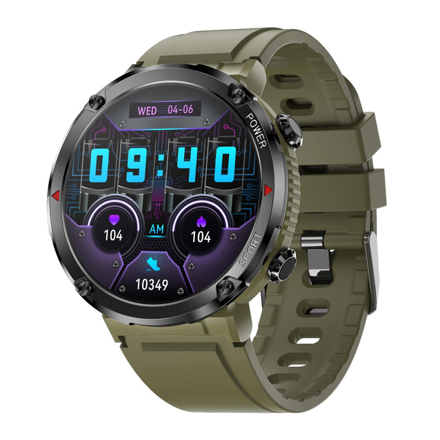 SMARTWATCH MĘSKI GRAVITY GT21-7 - BLUETOOTH CALL, DODATKOWY PASEK (sg025g)