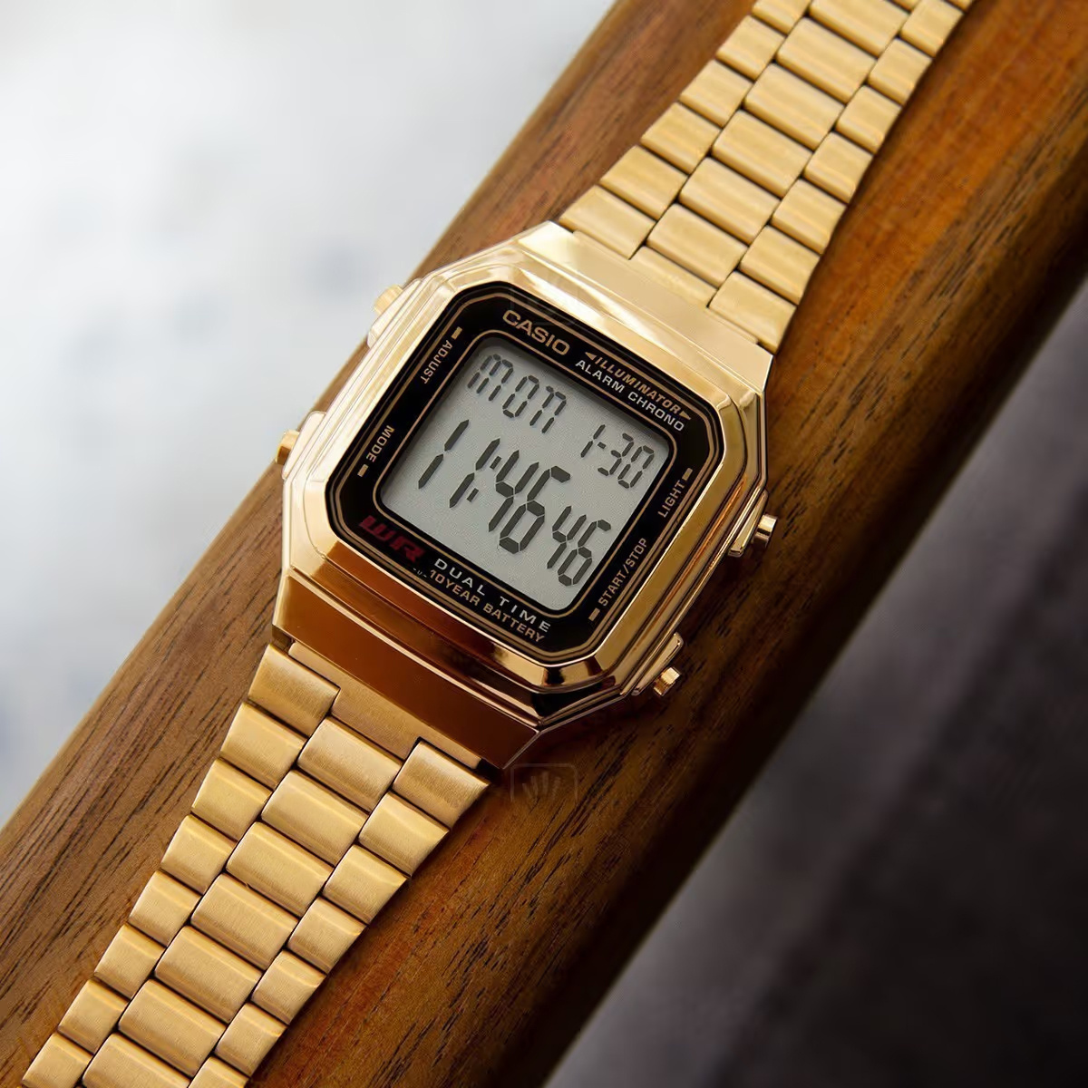 ZEGAREK MĘSKI CASIO A178WGA-1ADF (zd082b) + BOX