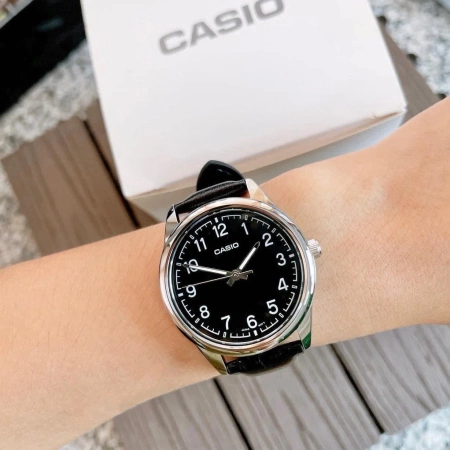 CASIO MEN'S WATCH MTP-V005L-1B4 + BOX (zd066g)