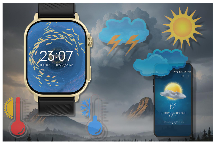 SMARTWATCH UNISEX GRAVITY GT15-6 - BLUETOOTH CONNECTIONS, ADDITIONAL PASSAGE (sg029f)