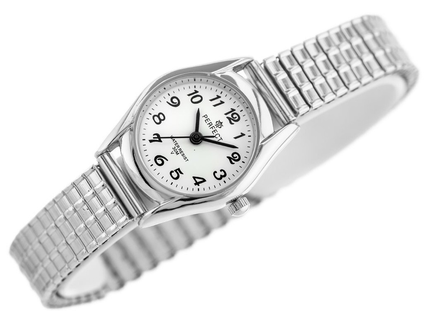 ZEGAREK DAMSKI PERFECT X133 (zp880a) silver - gumka