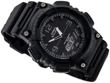 ZEGAREK MĘSKI CASIO AQ-S810W-1A2V (zd044b) - SOLAR POWERED + BOX