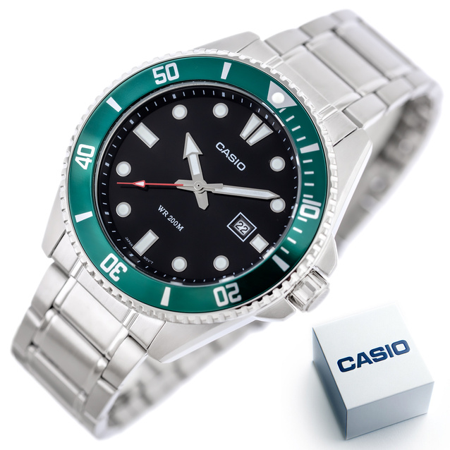Casio Men's Watch MDV-107D-3A WR200 + BOX